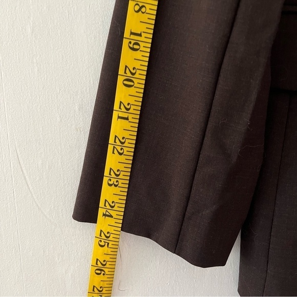 J. Jill Washable Wool Two-Button Blazer Brown Size 10 - Picture 11 of 12